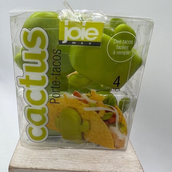 New Joie Cactus-Shaped Easy-Filling Taco Shell Holders Set of 4 BPA Free - Picture 1 of 7